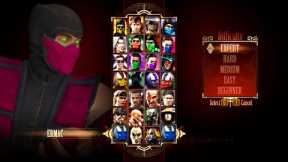 Mortal Kombat 9 - ERMAC UMK3 MK1 MOD - NEW Expert Arcade Ladder Gameplay