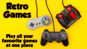 How to play all the retro and arcade games at one place in just one click