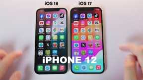 iOS 18 vs iOS 17 on iPhone 12 Full Speed Comparison - Is it slow down?