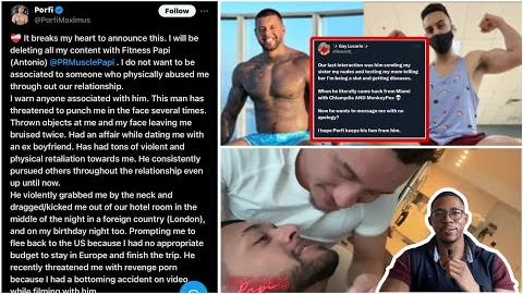 Fitness Papi Accused Of Domestic Violence By Another Ex-Boyfriend  (Porfi Maximus & Baerab_)