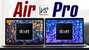 M1 MacBook Air vs M1 MacBook Pro - Full Comparison!