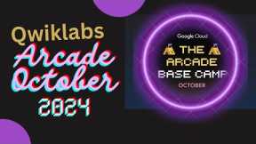 Arcade October Update-2024|| #quicklabs #googlecloud #arcadegooglecloud #swags