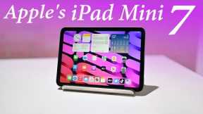 iPad Mini 7 -  Leaks Reveal MASSIVE Upgrades?