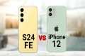 Samsung S24 FE vs iPhone 12