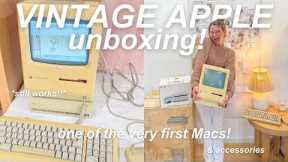 unboxing a VINTAGE apple macintosh plus from 1986!?!