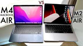 M4 MacBook Air Vs M2 MacBook Air! (Comparison) (Review)