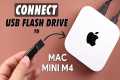 Mac Mini M4: How To Connect USB Flash 