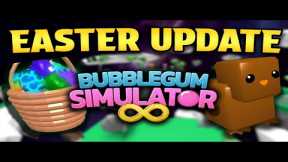 Live 🔴 |  EASTER UPDATE, EGG HUNT IS OUT in Bubble Gum Simulator: Infinity