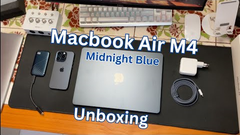 Macbook Air M4 Midnight 16 Ram 512 GB Unboxing