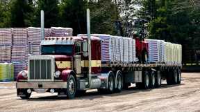 Come Trucking With Me! Hauling The First Loads Of DIRT And Some LUMBER!