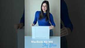 MacBook Air M4 in Sky Blue is actually even prettier in person  #macbookair #applemacbook #macbook