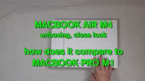 MACBOOK AIR M4 2025 compare to MacBook Pro M1 2022