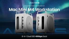 ACASIS Workstation Meet the Missing Piece for Your Mac Mini M4 (Pro)