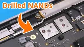 Repairing a DRILLED M1 MacBook Air