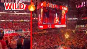 Caitlin Clark Steals the Show with Epic Intro 🔥 Fans Go Wild 🔥 Fever vs Sky