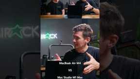 MacBook Air M4 VS Mac Studio M1 Max #macbook #apple