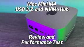 Mac Mini M4 Hub from Minisopuru - SSD Enclosure Test and Review