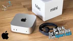 Mac Mini M4 First Time Setup  Quick & Easy Beginner’s Guide! 💻⚙️