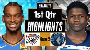 Minnesota Timberwolves vs Oklahoma City Thunder Full Highlights 1st Qtr| May 22| 2025 NBA Highlights