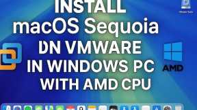 How  to install macOS Sequoia on VMware in Windows PC