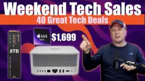 Best Tech Deals - M4 Max Mac Studio, Monitors, SSDs, Thunderbolt Docks, and So Much More