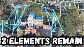 Canada's Wonderland AlpenFury Ice Winder Roll & Tunnel Construction