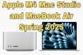 Apple M4 Mac Studio and MacBook Air