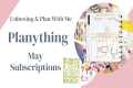 Unboxing & Plan With Me | May
