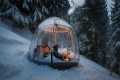 Transparent Hot Tent Camping in Deep