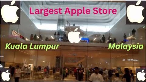Largest Apple Store in Malaysia | Apple the Exchange Trx KL