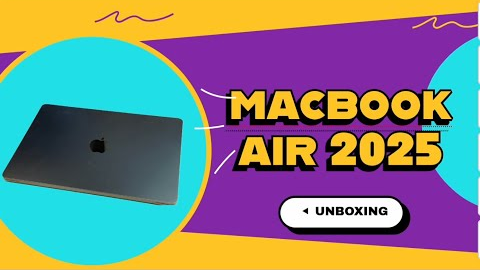 Apple MacBook Air M4 2025 unboxing | 512 GB Midnight black colour