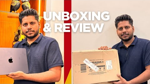 Unboxing My First Apple MacBook from Amazon | Honest Experience & First Impressions! 💻📦