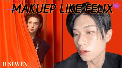 Black-Haired Felix Is the Vibe 🔥 | SKZ Inspired Makeup