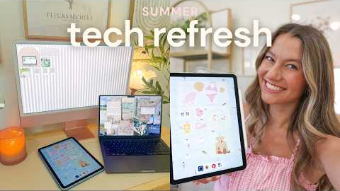 giving my Apple products a summer GLOW UP! *summer tech refresh*
