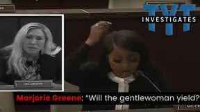 Jasmine Crocket REFUSED To Let Marjorie Taylor Greene Interrupt Her