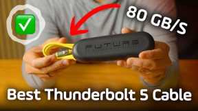 BEST Thunderbolt 5 Cable 🚀 for MacBook Pro Mac Mini M4 💨 AOHI Adonis USB-C + 140-watt YOUTH charger