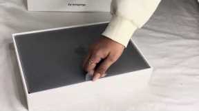 Unboxing my Macbook Air M1 in 2025! 🤍✨