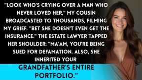 My Cousin Livestreamed My Husband's Funeral to Mock Me — She Didn't See the Lawyer Behind Her...