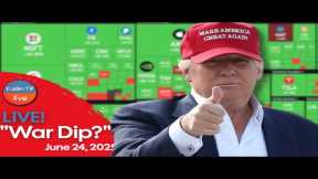 🚨Ceasefire Rally: $SPY +1% & $NVDA, $CCL Shares Surge  | June 24 Live