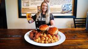 A Connecticut Brewery Hosts The Undefeated Big Hooker Burger Challenge!
