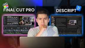 Apple's Final Cut Pro vs Descript: Best AI Tool for Video Editing?