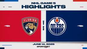 NHL Game 5 Highlights | Panthers vs, Oilers - June 14, 2025