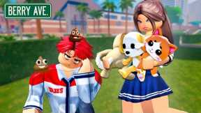 STUCK With The BAD BOY At High School (Berry Avenue Story)