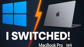 Switching to Mac After YEARS on Windows — Is the Hype Real? (M4 Pro Unboxing)