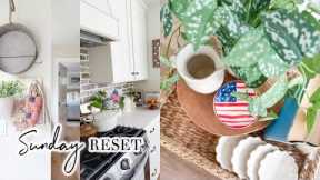 SUNDAY RESET // WEEKLY CLEANING MOTIVATION // CHARLOTTE GROVE FARMHOUSE