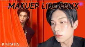 Black-Haired Felix Is the Vibe 🔥 | SKZ Inspired Makeup