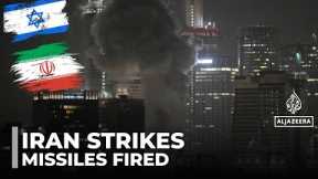 Iran retaliates to Israel's attack: Hundreds of missiles launched at Israeli cities