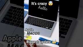 Big update of macos 26 🤯😱. by techpulse india. #techalert #apple #macos #shorts