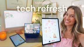 giving my Apple products a summer GLOW UP! *summer tech refresh*