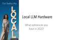 Local LLM Hardware in 2025: prices